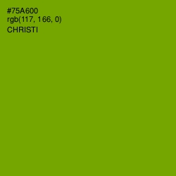 #75A600 - Christi Color Image