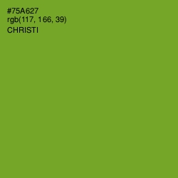 #75A627 - Christi Color Image