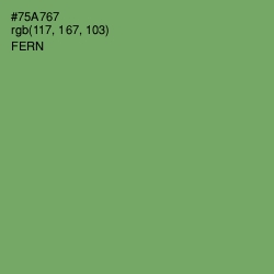 #75A767 - Fern Color Image