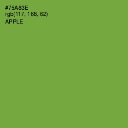 #75A83E - Apple Color Image