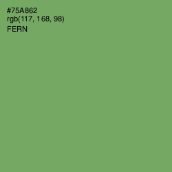 #75A862 - Fern Color Image