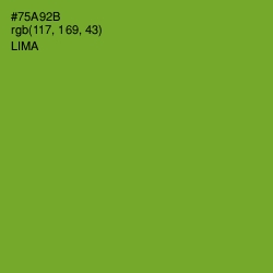 #75A92B - Lima Color Image