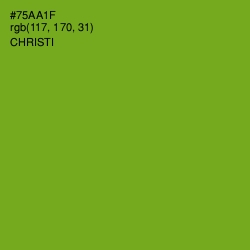 #75AA1F - Christi Color Image