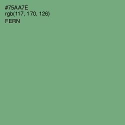 #75AA7E - Fern Color Image