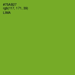 #75AB27 - Lima Color Image