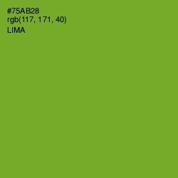 #75AB28 - Lima Color Image