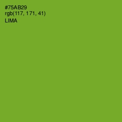 #75AB29 - Lima Color Image