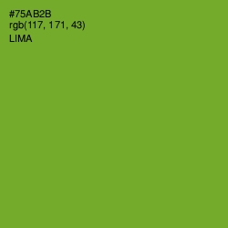 #75AB2B - Lima Color Image