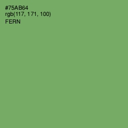 #75AB64 - Fern Color Image