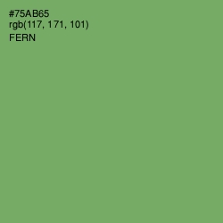 #75AB65 - Fern Color Image