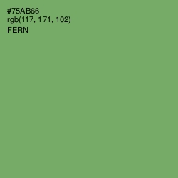 #75AB66 - Fern Color Image