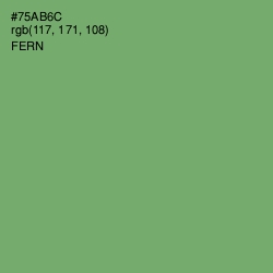 #75AB6C - Fern Color Image