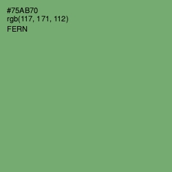 #75AB70 - Fern Color Image