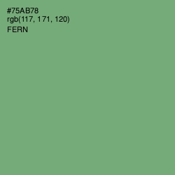 #75AB78 - Fern Color Image