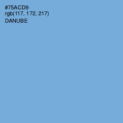 #75ACD9 - Danube Color Image