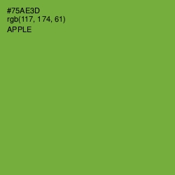 #75AE3D - Apple Color Image