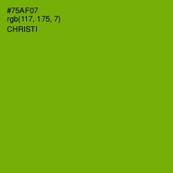 #75AF07 - Christi Color Image