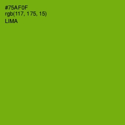 #75AF0F - Lima Color Image