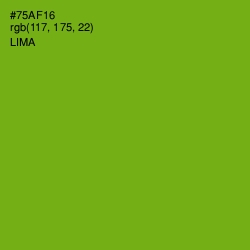 #75AF16 - Lima Color Image