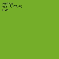 #75AF29 - Lima Color Image