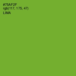#75AF2F - Lima Color Image