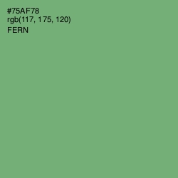 #75AF78 - Fern Color Image