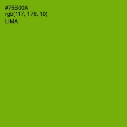 #75B00A - Lima Color Image