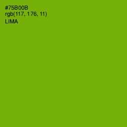 #75B00B - Lima Color Image