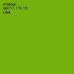 #75B00C - Lima Color Image