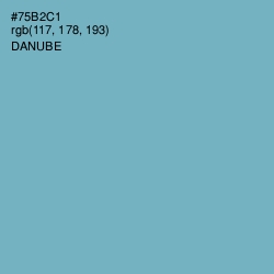 #75B2C1 - Danube Color Image