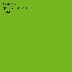 #75B51F - Lima Color Image