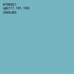 #75B5C1 - Danube Color Image