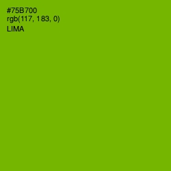 #75B700 - Lima Color Image