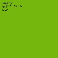 #75B70C - Lima Color Image
