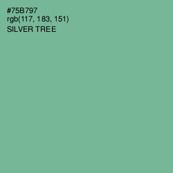 #75B797 - Silver Tree Color Image