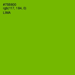 #75B800 - Lima Color Image