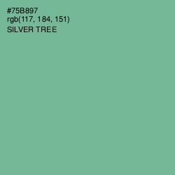 #75B897 - Silver Tree Color Image