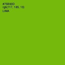#75B90D - Lima Color Image
