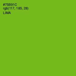 #75B91C - Lima Color Image