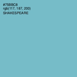 #75BBC8 - Shakespeare Color Image