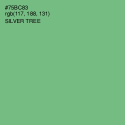 #75BC83 - Silver Tree Color Image