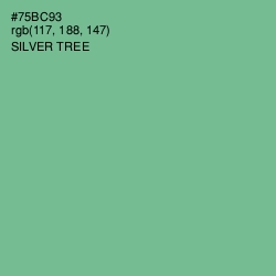 #75BC93 - Silver Tree Color Image
