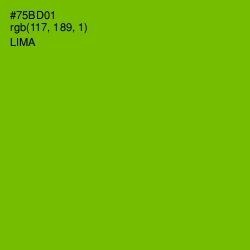 #75BD01 - Lima Color Image