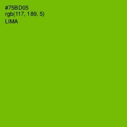 #75BD05 - Lima Color Image