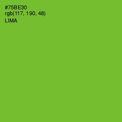#75BE30 - Lima Color Image