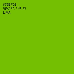 #75BF02 - Lima Color Image