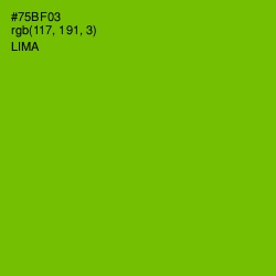 #75BF03 - Lima Color Image