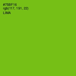 #75BF16 - Lima Color Image