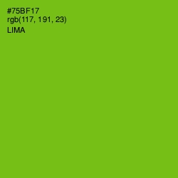 #75BF17 - Lima Color Image