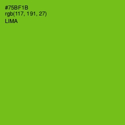 #75BF1B - Lima Color Image